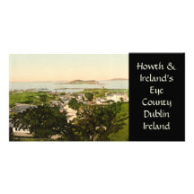 Howth and Ireland's Eye Customized Photo Card