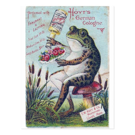 Hoyt's German Cologne Frog Postcards