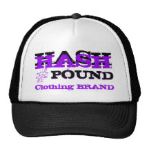 HP Big Pound Trucker black/purp Trucker Hats