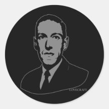 HP Lovecraft Portrait Sticker