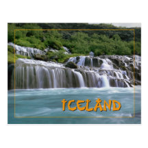 Hraunfossar Iceland Post Cards