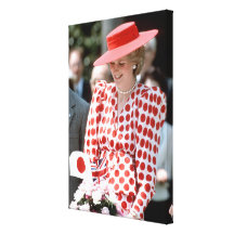 HRH Princess Diana Japan 1986 Canvas Print