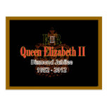 HRH Queen Elizabeth Diamond Jubilee postcard
