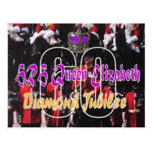 HRH Queen Elizabeth Diamond Jubilee postcard