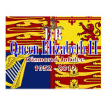 HRH Queen Elizabeth Diamond Jubilee postcard