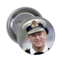 HRH The Prince Philip, Duke of Edinburgh Pinback Buttons
