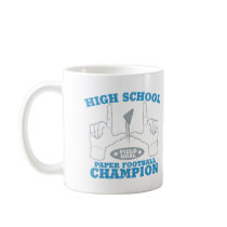 HS Paper Football Champ mugs