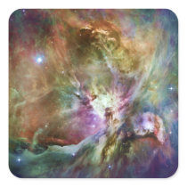 HST Orion Nebula Messier 42 M42 NGC 1976 Square Stickers