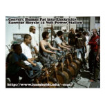 HSU exercise bicycle 12 Volt Power Station Post Cards
