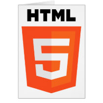 HTML 5 logo Card
