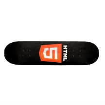 HTML 5 Logo Custom Skateboard