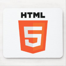 HTML 5 logo Mousepads