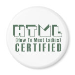 HTML Certified Ladies magnets