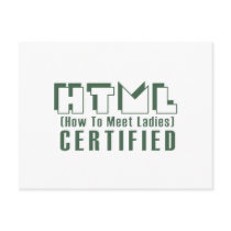 HTML Certified Ladies
