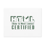 HTML Certified Ladies postcards