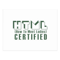 HTML Certified Ladies postcards