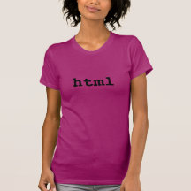 html t shirt