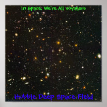 Hubble Deep Space Field Posters