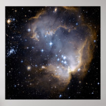 Hubble Observes Infant Stars in Nearby Galaxy Posters