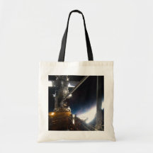 Hubble telescope canvas bag