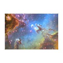 HUBBLE TELESCOPE "Eagle Nebula" ON CANVAS