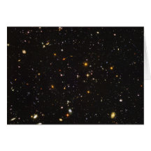 Hubble Ultra Deep Field View of 10,000 Galaxies Card
