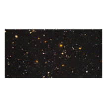Hubble Ultra Deep Field View of 10,000 Galaxies Custom Photo Card