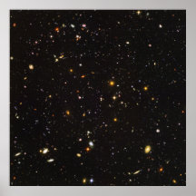 Hubble Ultra Deep Field View of 10,000 Galaxies Posters