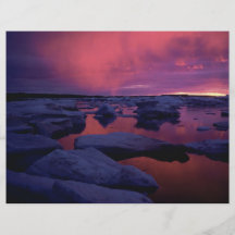 Hudson Bay Sunset Canada Personalized Flyer