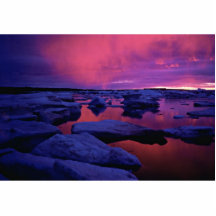 Hudson Bay Sunset , Canada Photo Sculpture