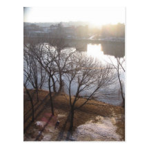 hudson river sunrise postcards