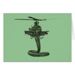 Huey Cobra Helicopter Card