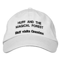 huff and the magical forest baseball cap