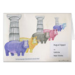 Hug a Hippo! Card