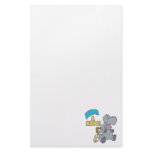 hug a hippo cute cartoon graphic stationery
