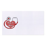 Hug A Nurse business cards