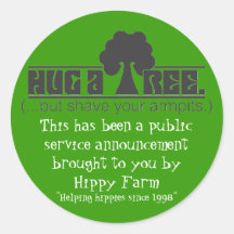 Hug a Tree Sticker