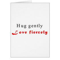 Hug gently cards