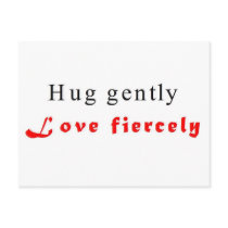 Hug gently post cards