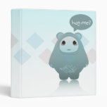 hug me ghost bear notebook binders