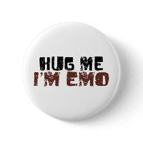 Hug Me I'M Emo Pin