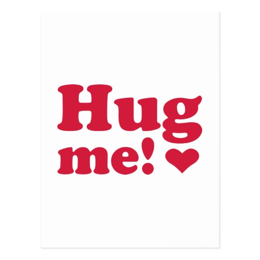 Hug me post cards