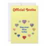 Hug Your Mom Custom Invitations