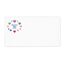 Hug Your Mom Shipping Label