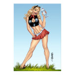 Huge 24x34 Milkshake Pinup Girl Poster by Al Rio posters