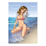 Huge 25x35 Sexy Bikini Beach Pinup from Al Rio posters