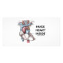 Huge Heart Inside Photo Card Template