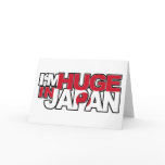 Huge In Japan Greeting Card