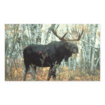 Huge Moose Rectangular Stickers