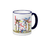 Huge Paint Mess Corgi Mug